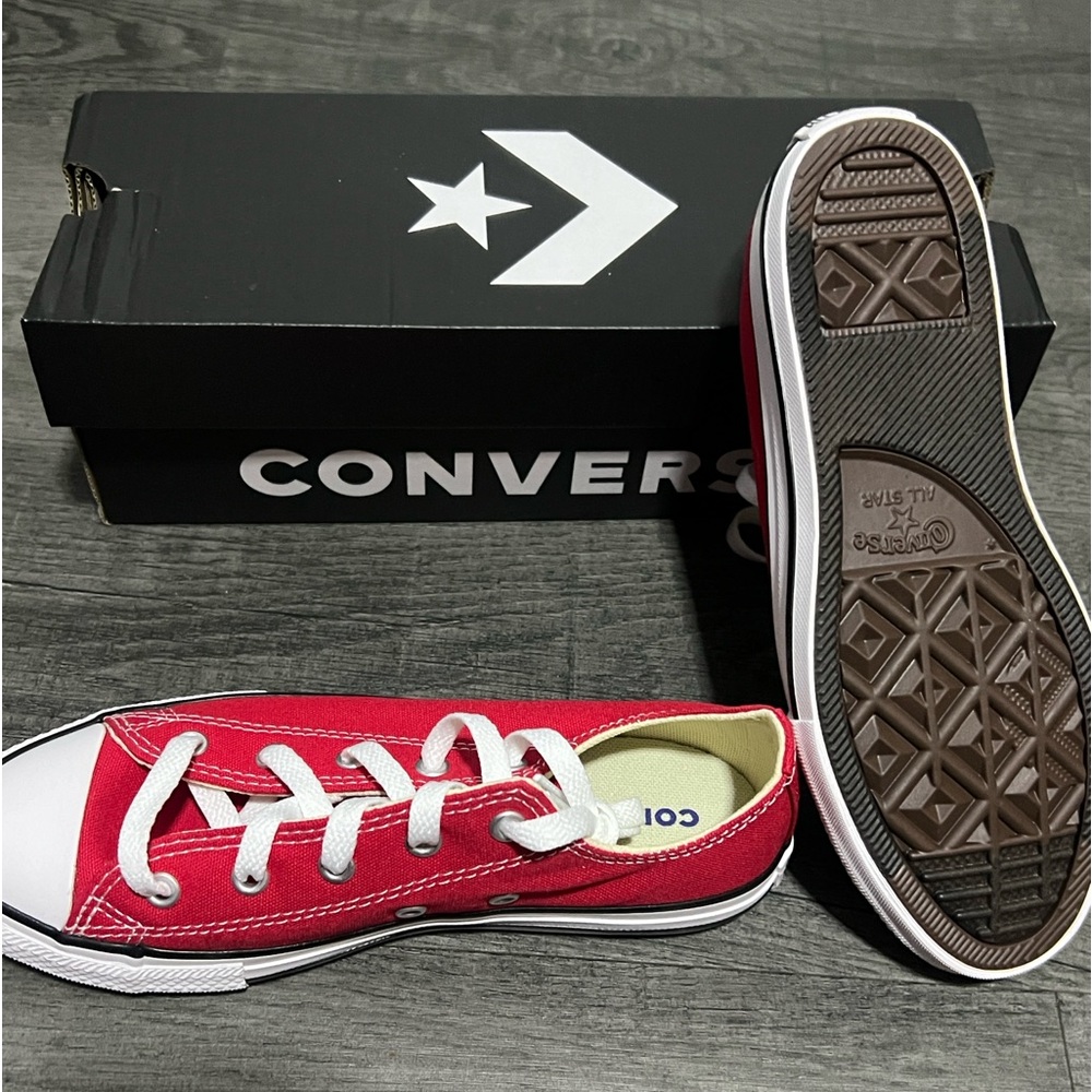 Brand New Boys size 3 Converse All Star Chucks Red!